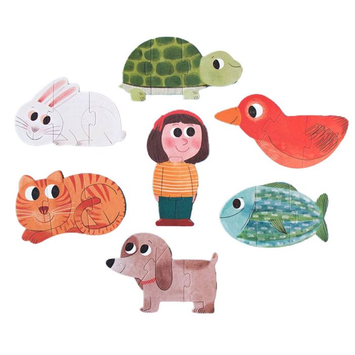 Sette Puzzle Trio Animali Domestici main product photo