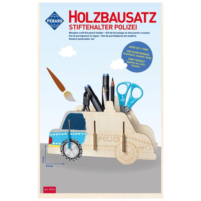 Auto della Polizia Portapenne Fai da Te main product photo