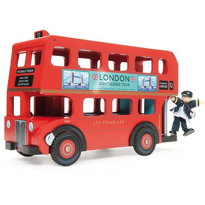 Autobus Due Piani in Legno main product photo