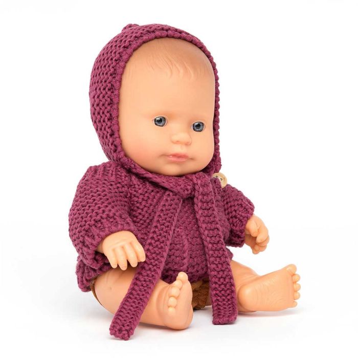 Miniland Bambola Europea Magenta main product photo