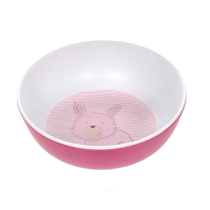 Scodella Melamina per Bambini Coniglio Rosa main product photo