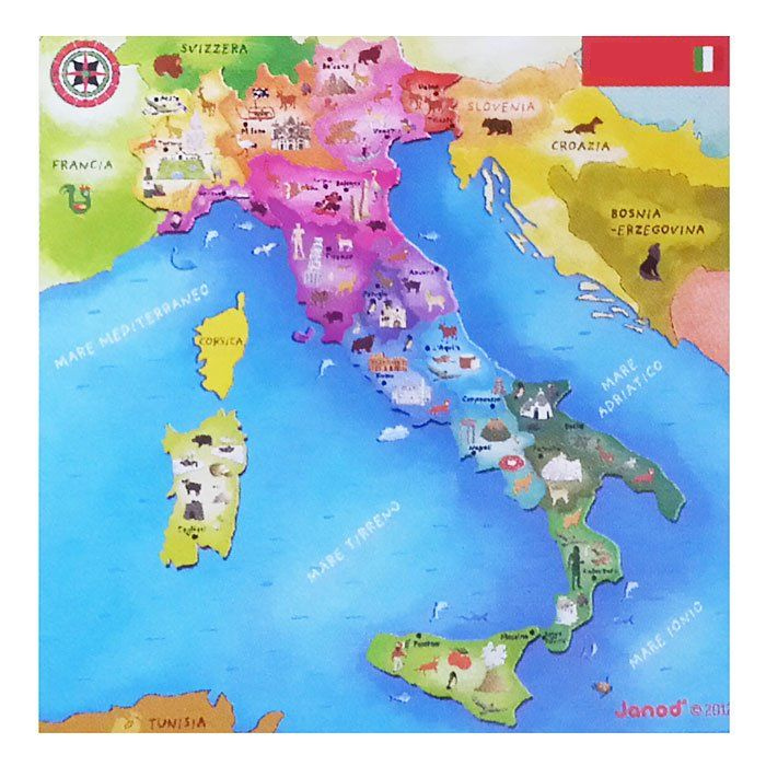 Cartina Magnetica Italia main product photo