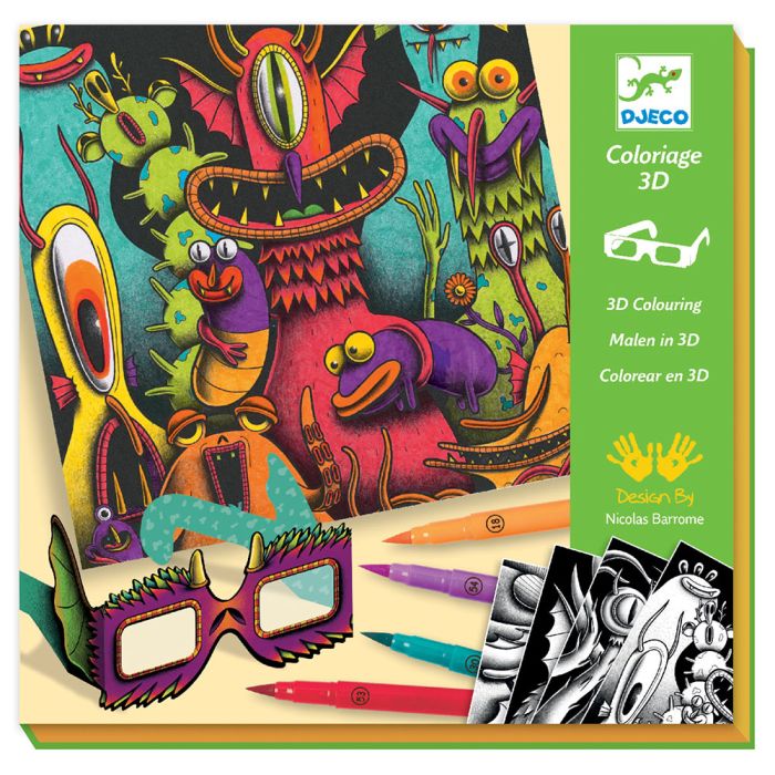 Colorare in 3D Mostri Divertenti main product photo