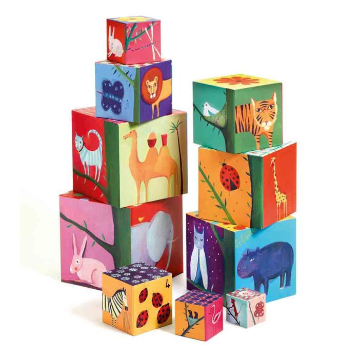 Cubi di Cartone Natura e Animali main product photo