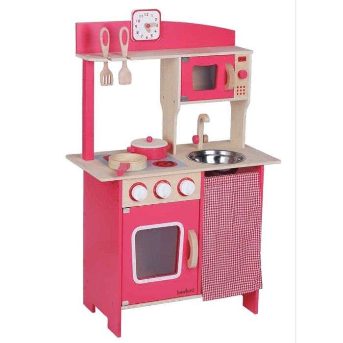 Cucina Giocattolo in Legno Rosa main product photo