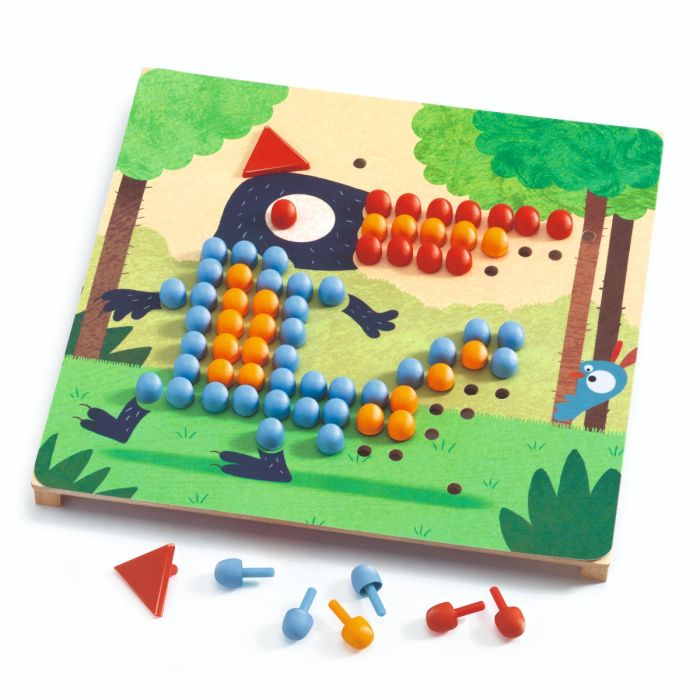 Gioco dei Chiodini Djeco Mosaico Rigolo main product photo