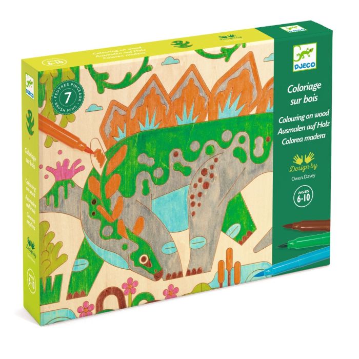 Dinosauri da Colorare in Legno main product photo