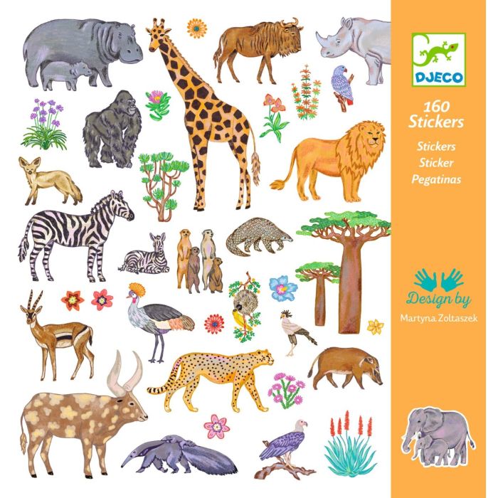 Stickers Animali della Savana main product photo