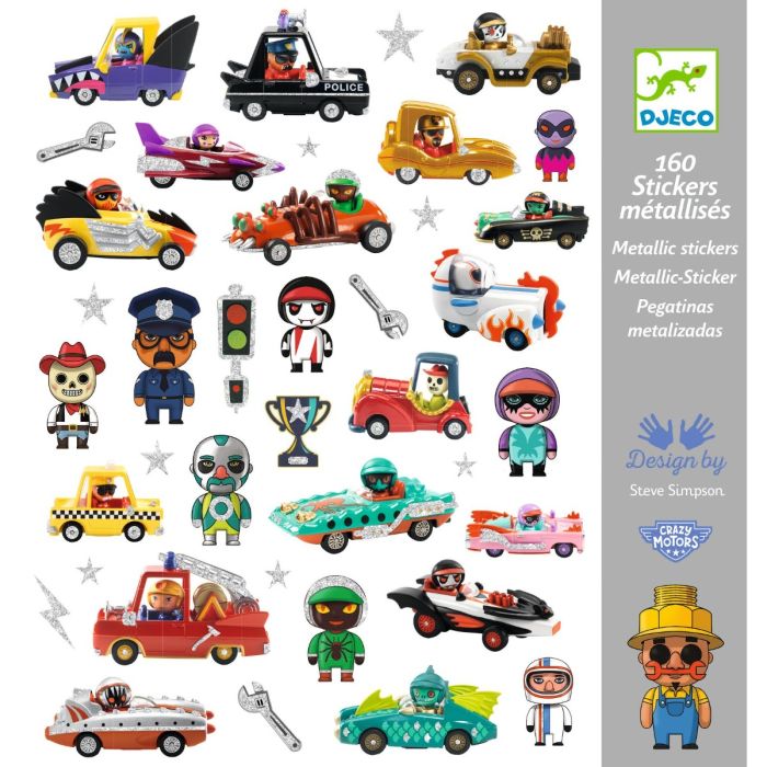 Stickers Il Mondo di Crazy Motors main product photo