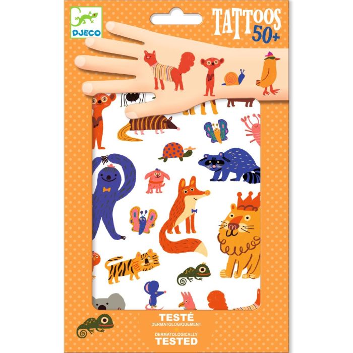 Tatuaggi per Bambini Animali Divertenti main product photo