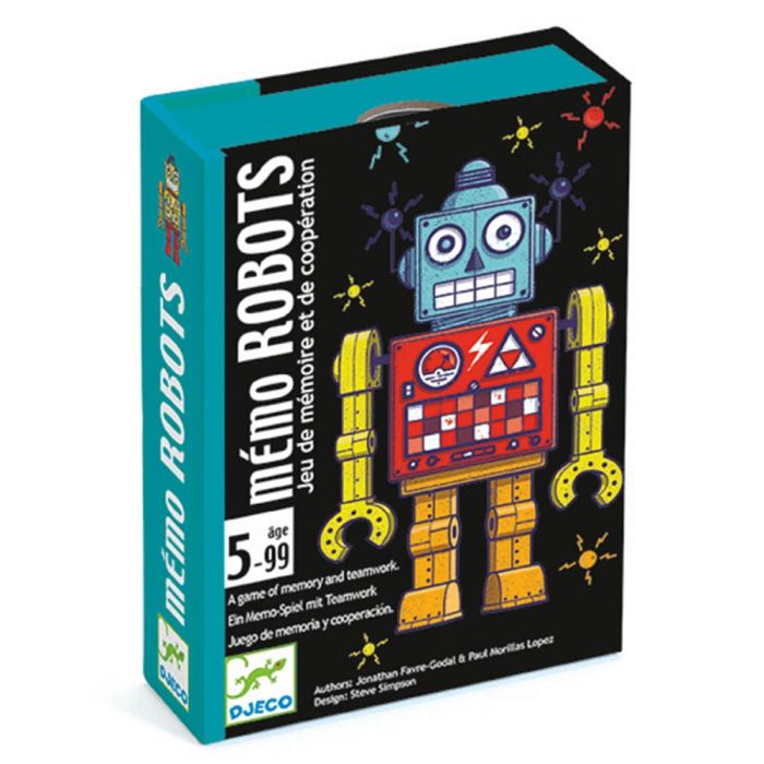 Djeco Carte Mémo Robots main product photo