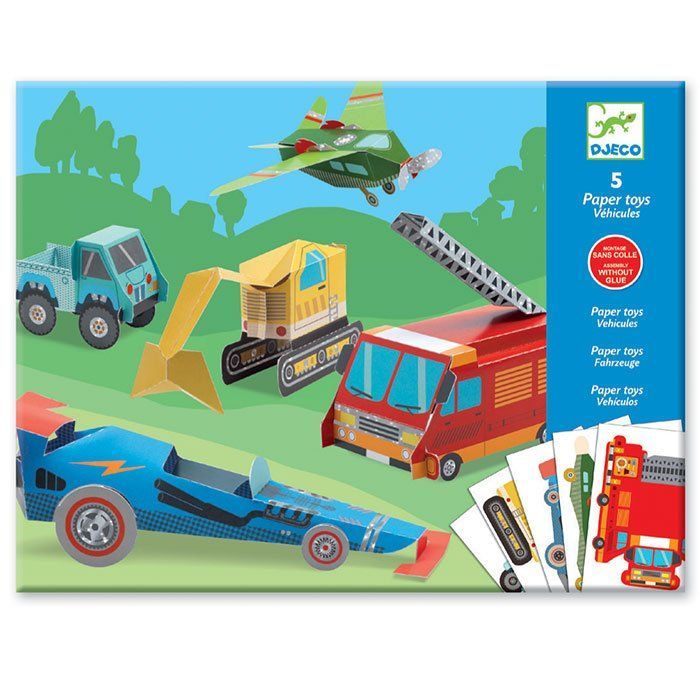 Giochi di Carta Veicoli Djeco main product photo