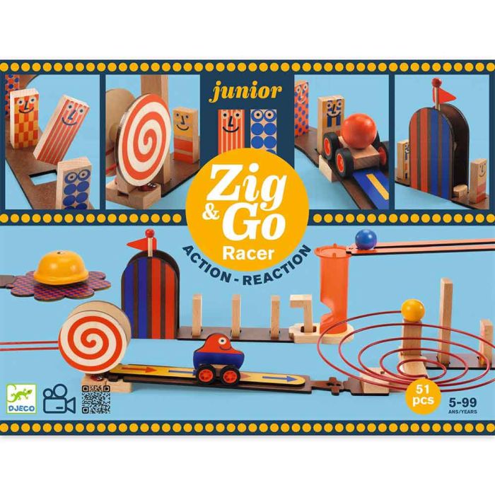 Domino Zig & Go Racer 51 pcs main product photo