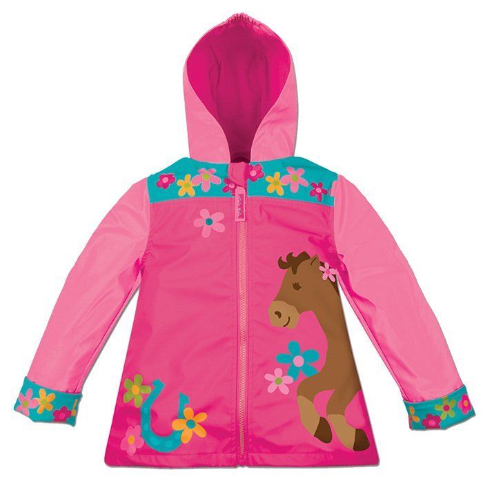 Stephen Joseph Impermeabile per Bambine con i Cavalli main product photo