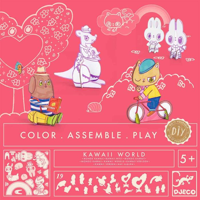 Kawaii da Colorare e Costruire main product photo