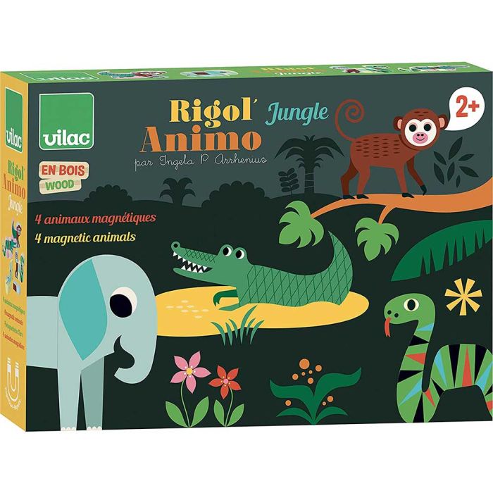 Magneti Animali della Giungla in Legno main product photo