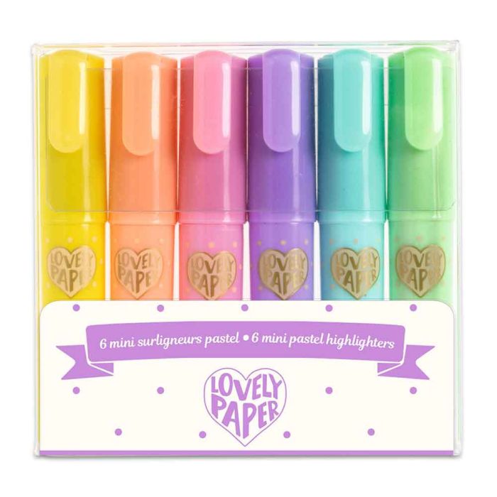 6 Mini Evidenziatori Pastello main product photo