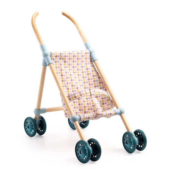 Passeggino per Bambole in Legno Pomea main product photo