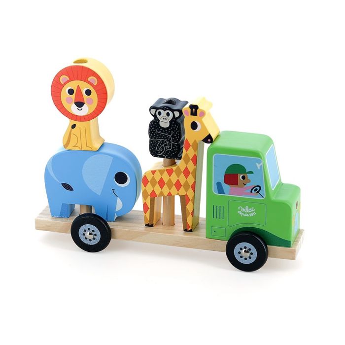 Camion Animali della Savana in Legno main product photo
