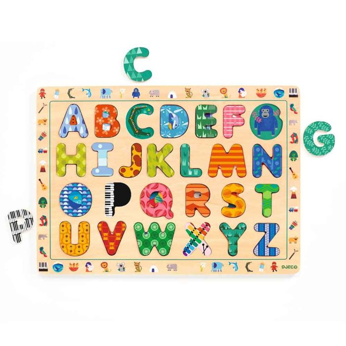 Puzzle in Legno Lettere dell'Alfabeto main product photo