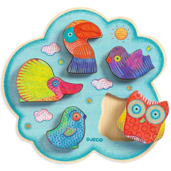Puzzle in Legno Uccelli main product photo