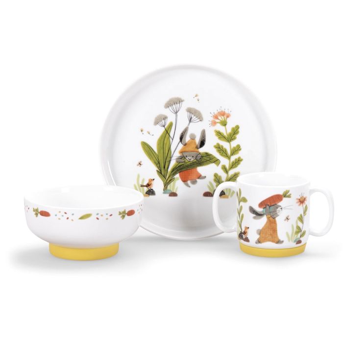 Set Pappa Porcellana Tre Coniglietti main product photo