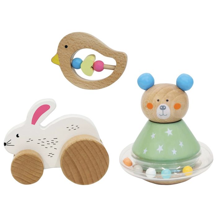 Set Sonagli in Legno per Neonati main product photo