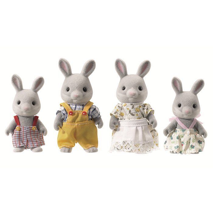 Sylvanian Families Famiglia Conigli Grigi main product photo