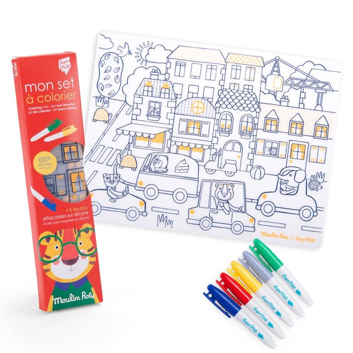 Tovaglietta da Colorare Riutilizzabile Les Popipop main product photo