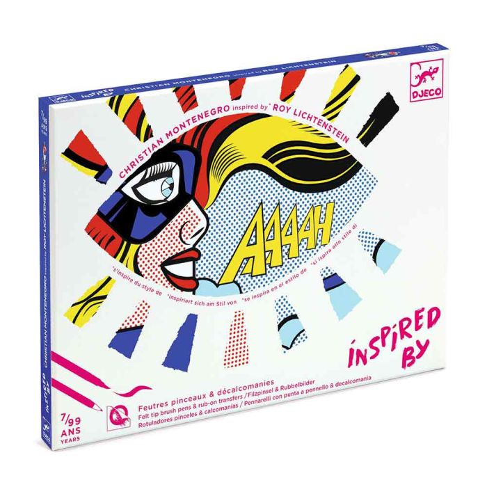 Trasferelli da colorare Inspired By Roy Lichtenstein main product photo