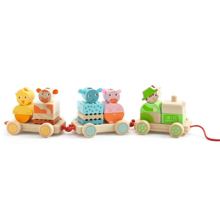 Treno in Legno da Tirare main product photo