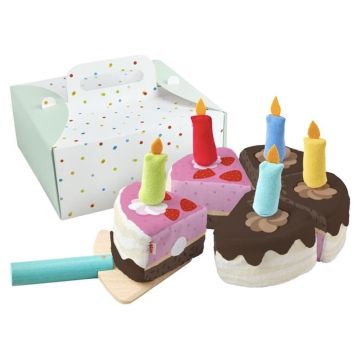 Torta di Compleanno Giocattolo in Stoffa di Haba
