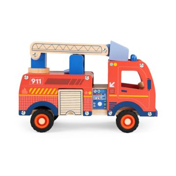 Camion dei Pompieri in Legno | Moulin Roty - Bindi Giochi
