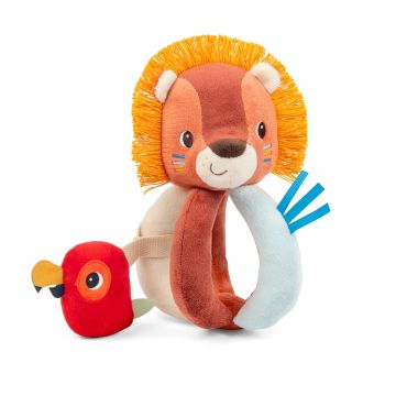Sonaglio con manici Jack il Leone Lilliputiens peluche neonati - Bindi Giochi