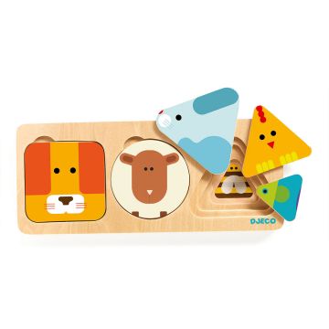 Puzzle ad Incastro Animali