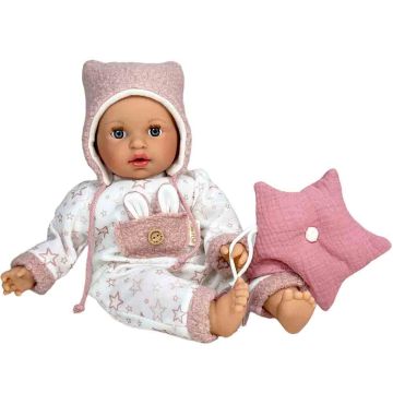 Bambola Alex Dreamer Star Notte Nines d'Onil 40cm pigiama stelle cappello rosa cuscino stella 3 anni - Bindi Giochi