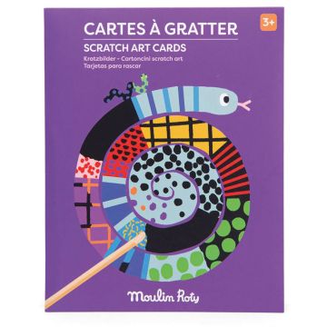 Carte da Grattare Les Toupitis di Moulin Roty