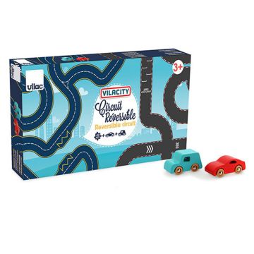Pista Reversibile Vilacity | Vilac - Bindi Giochi Pista Reversibile Vilacity | Vilac - Bindi Giochi