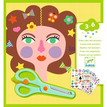 Collage Il Parrucchiere | Djeco - Bindi Giochi