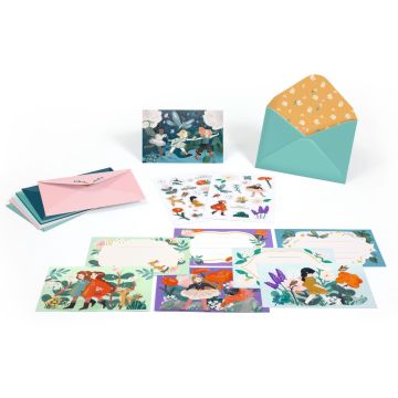 Kit Biglietti Auguri Fai da Te Fate di Djeco