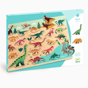 Puzzle in Legno Dinosauri di Djeco 