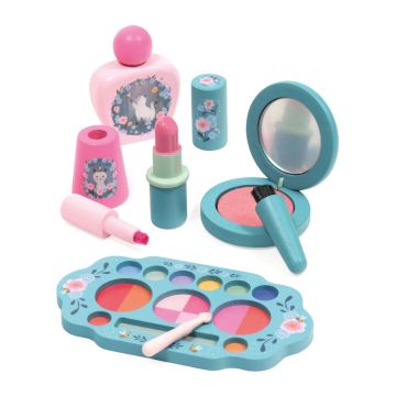 Set make-up giocattolo in legno Kendra Djeco per bambini - Bindi Giochi