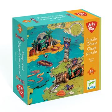 Arty Toys Puzzle Gigante Battaglia di Djeco