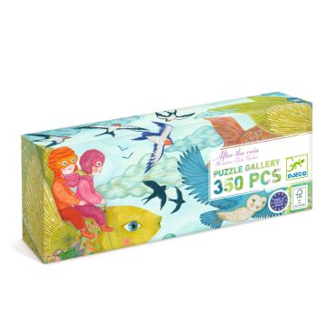 Puzzle Gallery Dopo la pioggia Djeco 350 pezzi formato panoramico - Bindi Giochi Puzzle Gallery Dopo la pioggia Djeco 350 pezzi formato panoramico - Bindi Giochi
