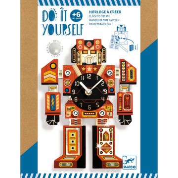 Orologio Fai Da Te Robot di Djeco Orologio Fai Da Te Robot di Djeco