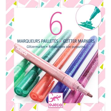 Set Pennarelli Glitterati Dolce | Djeco - Bindi Giochi