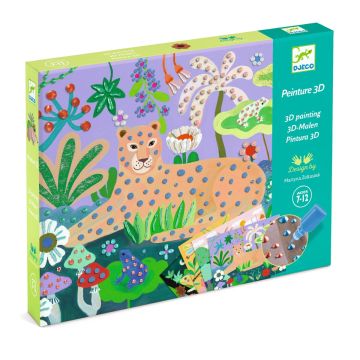 Set Pittura in 3D Foresta Tropicale di Djeco