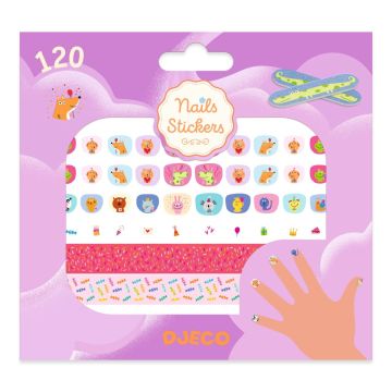 Stickers per Unghie Buon Compleanno di Djeco