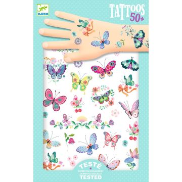 Tatuaggi per Bambini Farfalle di Djeco