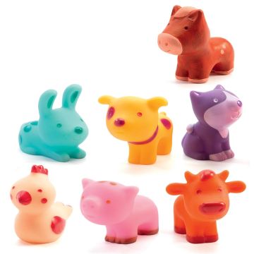 Djeco Gioco Animali della Fattoria Colorati
